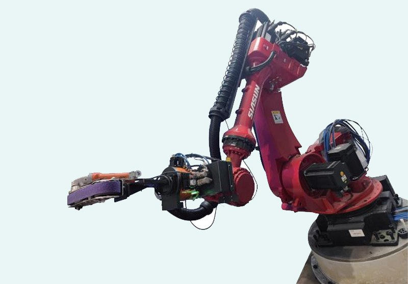 多分量傳感器應用拋光打磨機器人案例